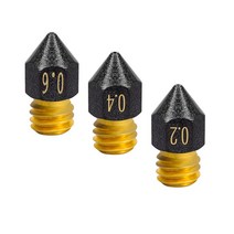 3d프린터 3d펜 3d프린터펜1/2/5PCS 새로운 MK8 PTFE 코팅 노즐 압출 헤드 A8 A8Plus Ender 3 CR10 3D 프린, 03 0.4mm_02 2PCS