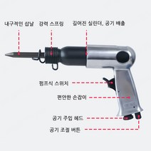 충격식 에어피팅 녹 제청기 공업급 공기삽의 삽망치 타일 깎기/개탕 치기/녹 슬기/펀칭 가능