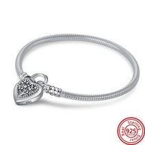 2022 새로운 925 스털링 실버 와이어 하트 T 바 인피니티 매듭 사랑 나무 잠금 걸쇠 뱀 체인 몰딩 고리걸이