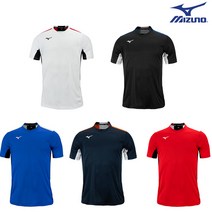 미즈노 반팔티 [정품] 게임 셔츠 20 남성여름반팔 기능성티셔츠 남성 스포츠반팔티셔츠 단체티셔츠 헬스티셔츠 빠른배송 축구유니폼*구매시 고급스포츠양말 서비스* 반팔
