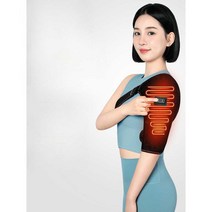 어깨 팔 통증 완화 찜질기, (충전 및 연결 겸용 모델) 3단 온찜질