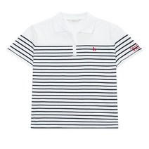 헤지스 남성용 스트라이프 면 반팔카라티셔츠