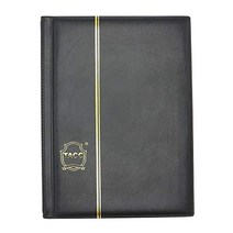 GORODON 초콜렛 씰용 파일 씰 케이스 수납 240장 수납 B5 사이즈 PU 소재 고급감(블랙)