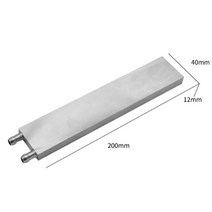 유체쿨링 DIY 알루미늄 PC 노트북 CPU 라디에이터 40 80 120 160 200 240 250mm 액체 냉각기 매치 냉동 용 수냉 블록, [05] 40X120X12mm, [01] SPEC 1