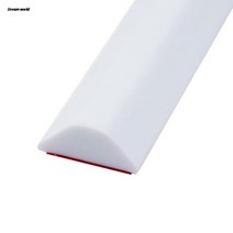 화장실문턱 문지방 욕실 문틀 1m 물 마개 물 유지 스트립 구부릴 수있는 문 세탁기 값, 하얀