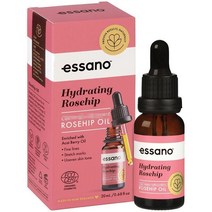 뉴질랜드 에싸노 Essano Rosehip Oil 하이드레이팅 로즈힙 바디 & 페이스 오일 20ml, 2팩