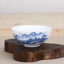 청화백자 산수화 찻잔 다도잔 다기잔 _ 6501209EA, $ 본상품선택, $ 본상품선택