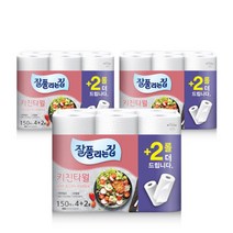 잘풀리는집 키친타올 150매 6롤 x 3개/화장지/휴지 1063300