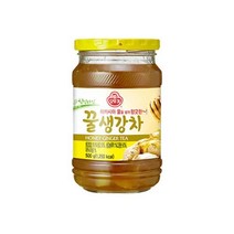 맛있는 꿀생강차 500G 건강차 티타임 회사 사무실 업소용 오뚜기 홈카페 식재료, 2개