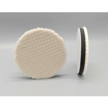 차량 광택제 일본 양모 폴란드어 패드 3 인치 80mm 전문 자세히 자동차 폴리 셔에 대 한, 03 Medium Cutting x2PCS_01 울 휠