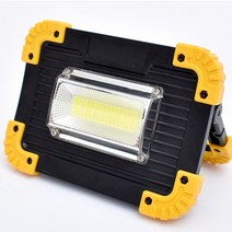 DAHANI 엘마운틴 USB 충전식 COB LED 캠핑랜턴(Big Eye) 캠핑등 작업등, COB LED 캠핑랜턴-배터리2개세트