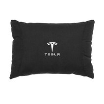 JOYIEVER 테슬라 차량용 인체공학적 허리쿠션+메모리폼 목쿠션 슈트 Model Y Model 3, 블랙 허리쿠션