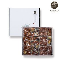오복떡집 떡 찰떡 완두베리찰떡 팥 서리태 밤 약식 약밥 밤 대추 건포도 찹살떡 퓨전떡 수제떡 아침대용떡 답례떡 인기떡, 1set, 75g
