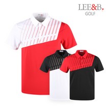 리앤비 배색 포인트 스윙 반팔 카라셔츠 LB9M414