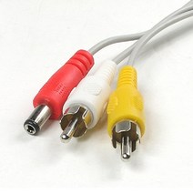 JAYART_Coms CCTV 케이블 30m - 2RCA + DC 5.5 전원 회색 CCTV악세사리 감시카메라 CCTV부품 CCTV용품 보안TV CCVT+jac220909, 제이아트co_단일옵션