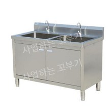 업소용싱크대 야채 캐비닛 개수대 스덴 잔반처리대 간이 걸레 요리, A. 100x50x80