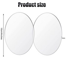 아크릴원통 2550PCS 투명 아크릴 서클 공백 디스크 플렉시 유리 라운드 시트 DIY 프로젝트 공예, 11 10cm 1mm_02 25PCS