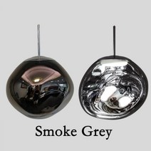 북유럽 스타일 유리 LED 펜던트 조명 모던한 주방 장식 천장 샹들리에 거실 행잉 램프 아트 실내 조명 광택, Smoky gray, CHINA, PVC + 30CM