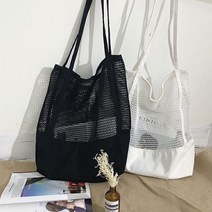 여름 숄더백 그물 네트백
