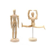 관절인형 구체관절 인형 목각 원목 나무 사람 미니 11.4CM