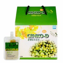 귀한분께 선물용으로 드리는 11년숙성 은행발효음료, 60개, 75ml