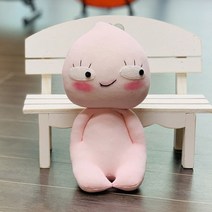 핑크복숭아 인형 DIY 양말인형 바느질 수업교구, 단품