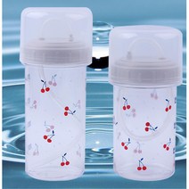 500ml 휴대용 물통 실리콘빨대 유치원 빨대컵