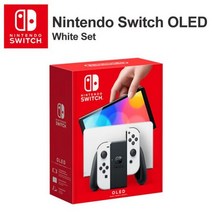 스위치 OLED 게임 콘솔 화이트 및 네온 세트 다채로운 터치 스크린 64GB 내부 스토리지 향상된 오디오 7 인치, CHINA, OLED White