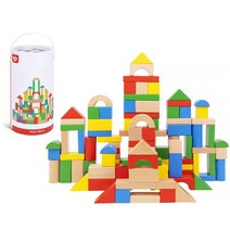 캐스비 투키토이 투키 원목블록 100p, 혼합 색상