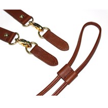 해비치 복조리 숄더가죽끈 세트, 브라운
