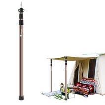 헥사타프 블랙코팅타프 telescoping tarp poles 휴대용 알루미늄 합금 텐트 폴 조정 가능한 알루미늄 합금 막대 텐트 플라이 캠핑 대피소 천막 rv, 하늘색, Auburn+22M