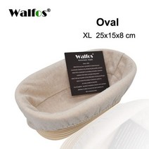 반느통 바네통 깜빠뉴 발효바구니 walfos natural 등나무 발효 고리 버들 바구니 컨트리 바게트 프랑스 빵 질량 교정 바구니 반죽 banneton 바구니, 월포스 타원형 xl