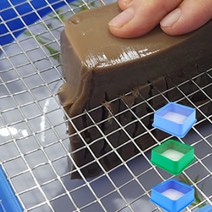 국산 묵 슬라이서 채썰기 굵은 스텐망 채칼틀 도토리묵 채망 채반, 제품선택, 사각묵채 2호