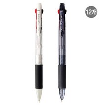 초저점도 2색 볼펜 에스볼펜 흑적0.7mm색상랜덤x12EA, 단품