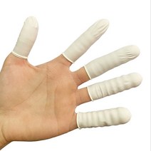 손가락 골무 종이 사무용 엄지 실리콘 백색 50g, 백색 1봉 (50g)