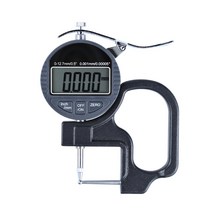 정밀두께측정기 가죽 원단 종이 마이크로 측정기 공업용 0.001mm 강관 알루미늄 빨대, 마이크로미터 두께 측정기(벽)