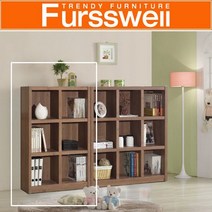 친환경자재/휨없는 통판형 책장/ 퍼스웰 모서리둥근 3단책장900, 워시