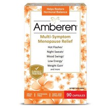 Amberen Multi Symptom Menopause Relief 앰버런 멀티 심톰 메노포즈 릴리프 90캡슐, 90개