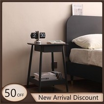 감각있는 틈새가구 본체받침대 침실 블랙 코너 커피 테이블 심플한 L형 1인용 학생, Advanced Grey