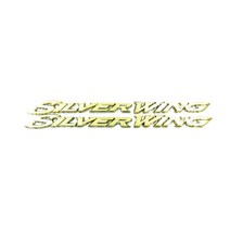뉴오토바이 바디 크롬/골드 클릭 로고 혼다 실버 윙 GT 250 400 600 배지 엠 블 럼 스티커 데칼에 대 한 AB, 04 3D Gold Decals B