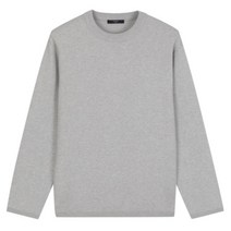 탑텐 22 FW 남자 소프트터치 텍스쳐드 라운드넥 니트 LGR