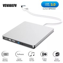 외장형 DVD 레코더 외부 usb 3.0 type-c dvd 버너 라이터 dvd rw 광학 드라이브 cddvd rom 휴대용 플레이어 mac os windows xp7810, dvd07