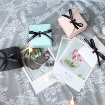 파스텔 선물박스 9cm15cm 상자 포장 답례품 축하 생일 기념일 감사 사랑 특별한선물, 민트