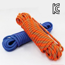 갈렙등반 12mm 등산 로프 자일 클라이밍 암벽 밧줄 끈 KC인증 5M-200M, 100M, 레드