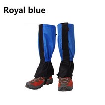 야외 방수 눈 다리 각반 유니사랑 부츠 레깅스 신발 커버 하이킹 보호 등산 캠핑 스키, [03] Adult L, [05] Royal blue