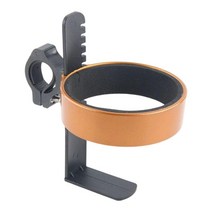 자전거 핸들 바 커피 음료 컵 홀더 도로 자전거 쉬운 설치를 위한 확장 음료 홀더 클램프, 길이 13.3cm, 플라스틱, 노란색