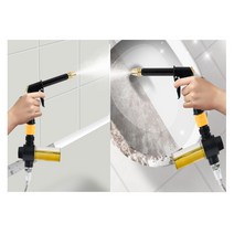 TV홈쇼핑 나산 레이저 워터건 욕실 화장실 물 청소기 1개/2개 버블 세제 거품세척 스프레이건 욕실 화장실 청소기 분사기 정원물주기 베란다청소 물청소 고압 분사 세차 건 셀프세차, [온라인]나산레이저워터건_욕실청소기(2개)