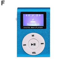 MP3 미니 Usb Mp3 플레이어 Lcd 화면 지원 32 기가 바이트 마이크로 Tf 휴대용 라디오 클립 카드 Sd 스타일 오래된 E2k0, 04 Blue