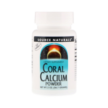 소스 네추럴스 산호 코랄 칼슘 파우더 2 oz (56.7 g), One Color_One Size