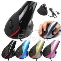 무선 버티컬 마우스 유선 무소음 블루투스 인체 공학적 디자인 usb 수직 광학 손목 치유 컴퓨터 pc 노트북 드롭 배송, 회색